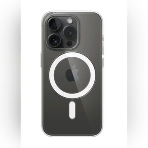 Apple iphone 15 pro clear case with magsafe - clear